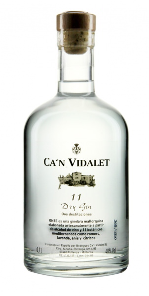 Can Vidalet 11 (Onze) Dry Gin 70cl 2011