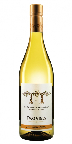 Columbia Crest Two Vines unoaked Chardonnay 2011